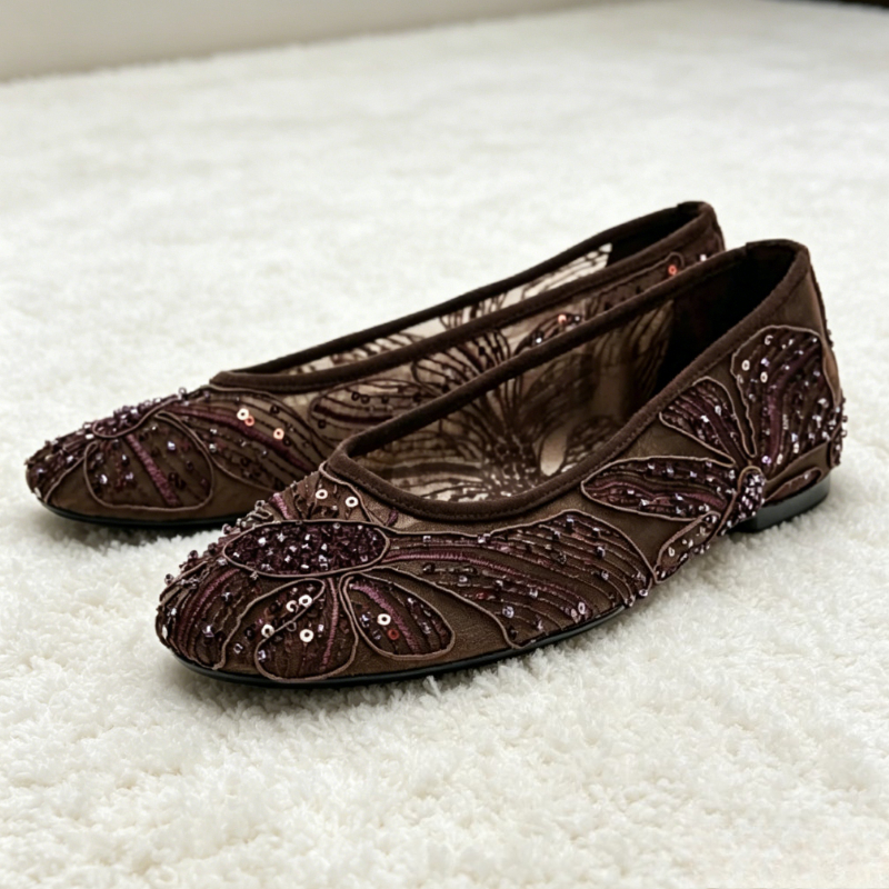 Women'S Fashion Footwear - Luxury Designer Ballet Flats for Women