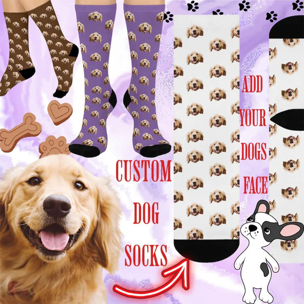 Women'S Fashion Socks - Customize face socks fashion holiday gifts