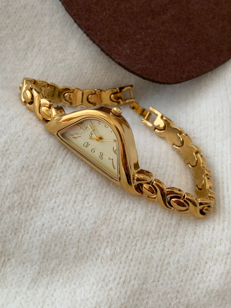 Fashion Women Watch - Light Luxury 22mm Gold Waterproof Quartz