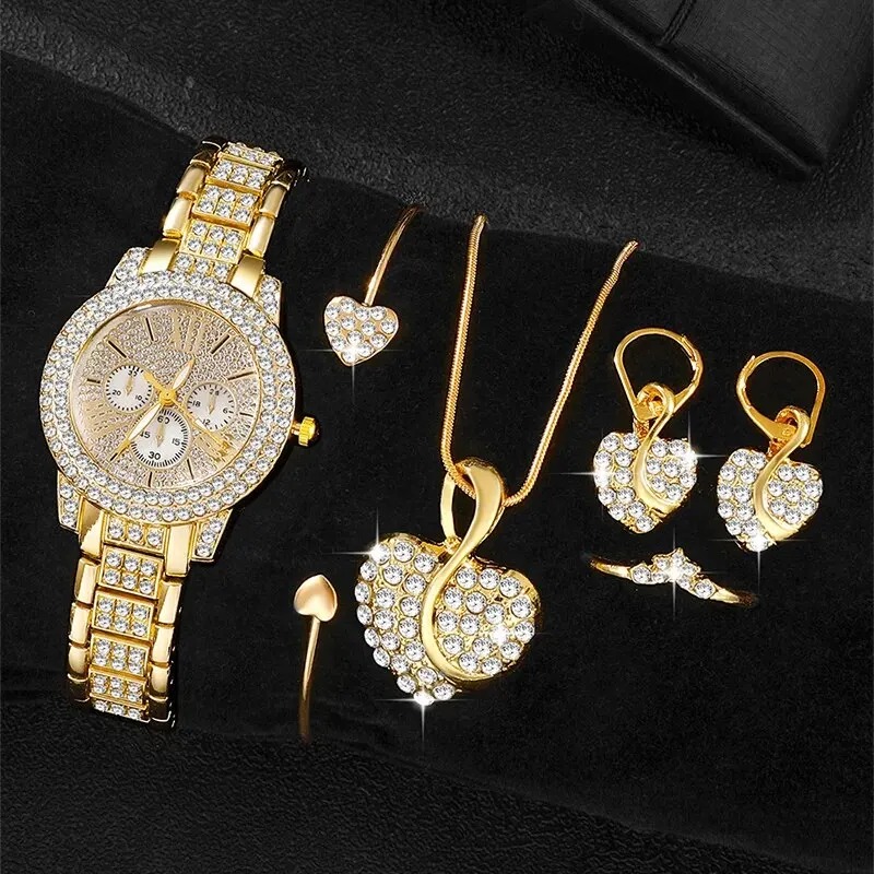 Fashion Women Watch - Women's Quartz Watch Gold Luxury Women