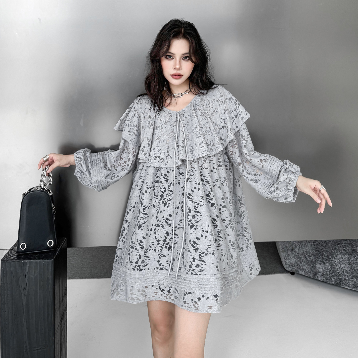 Women Fashion Styles - SuperAen French Style Romantic Peter Pan