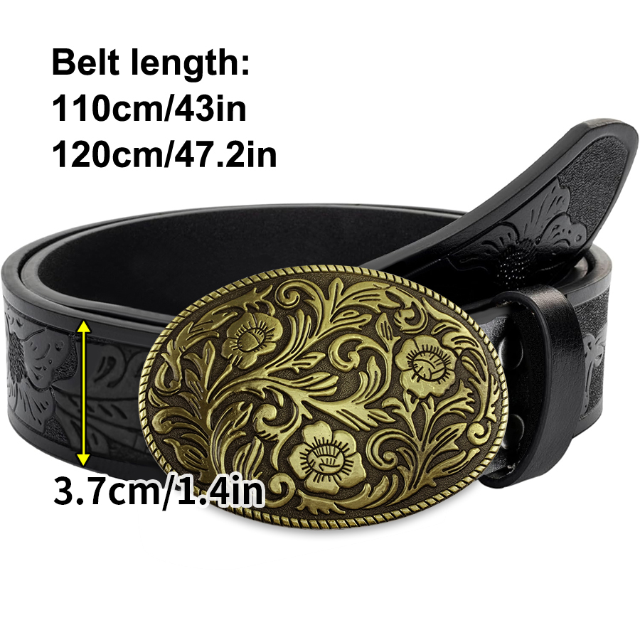 Tang Grass Pattern Buckle Belt - Women Fashion Nz review and price