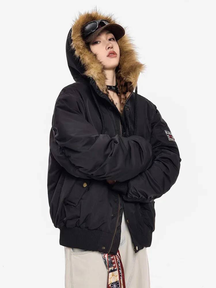 Fashion Black Cotton-padded Co - Women'S Fashion Quilted Jacket review and price