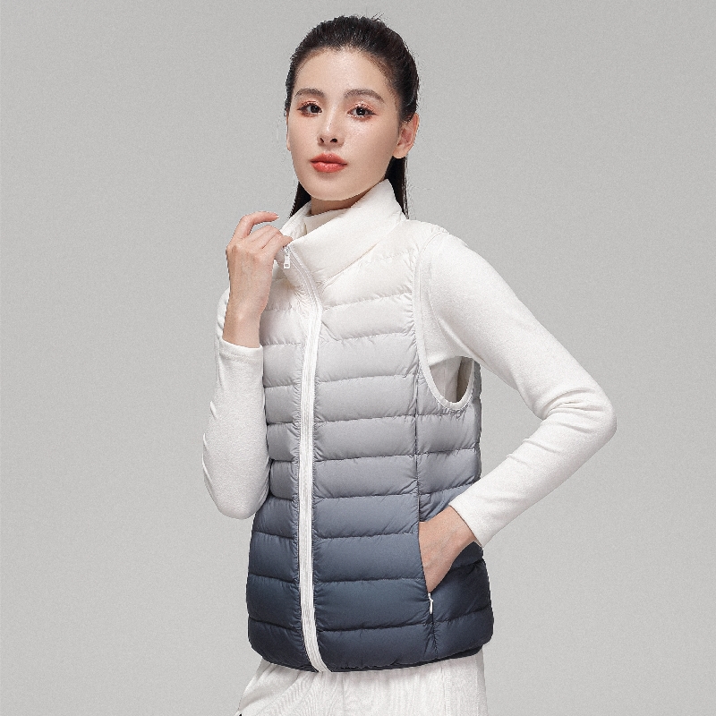 Women Fashion Gradient Ultra L - Puffer Vest Fashion Women review and price