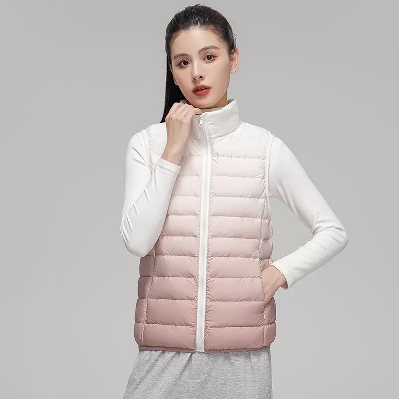 Women Fashion Gradient Ultra L - Puffer Vest Fashion Women review and price