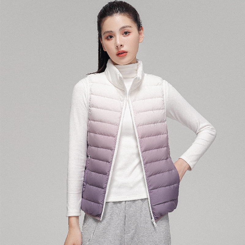 Women Fashion Gradient Ultra L - Puffer Vest Fashion Women review and price