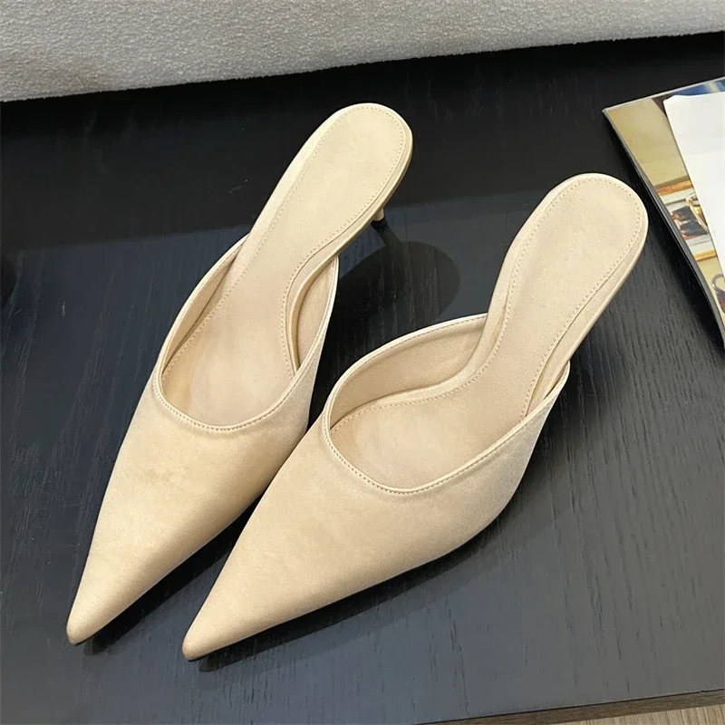 Aneikeh Sexy Pointed Toe Mules - Women'S Fashion Underwear review and price