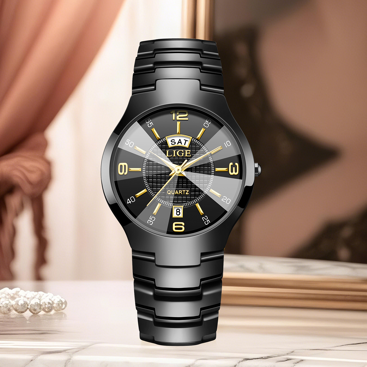 LIGE Fashion Elegant Women's W - Fashion Women Watch review and price