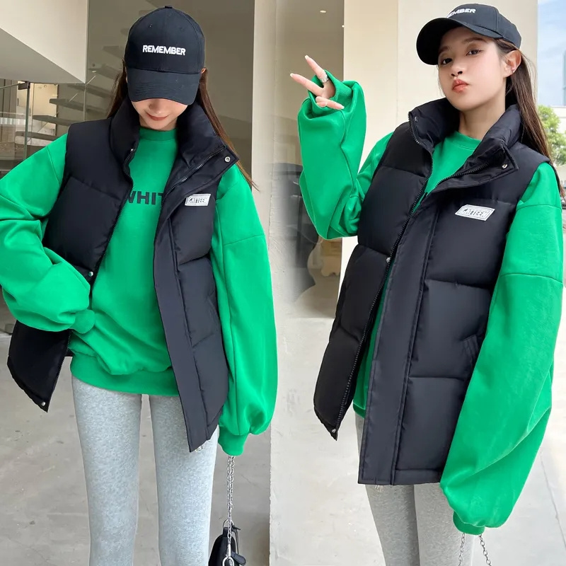 Fall Winter Warm Cropped Vest  - Puffer Vest Fashion Women review and price
