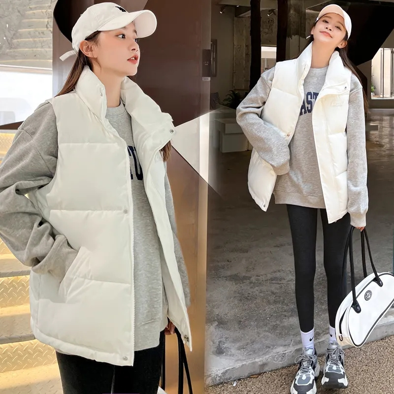 Fall Winter Warm Cropped Vest  - Puffer Vest Fashion Women review and price