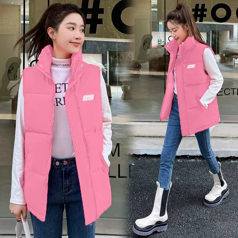Fall Winter Warm Cropped Vest  - Puffer Vest Fashion Women review and price
