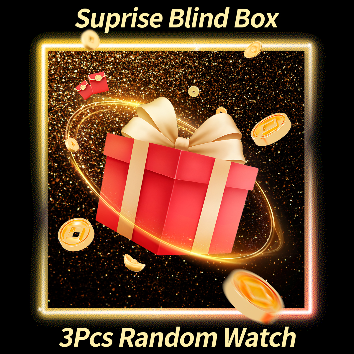 3PCS Surprise Mystery Box-Fash - Fashion Women Watch review and price