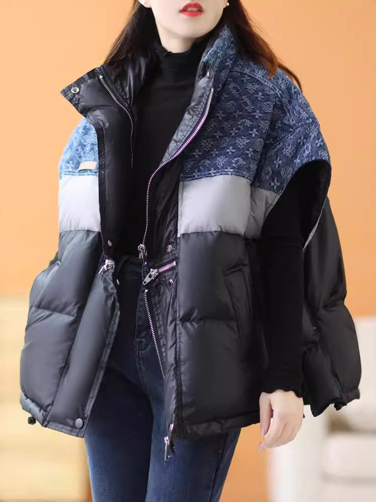 Fashion Retro Down Jacket Vest - Puffer Vest Fashion Women review and price