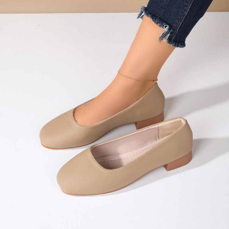 Soft Leather Round Toe Slip-On - Women'S Fashion Footwear review and price