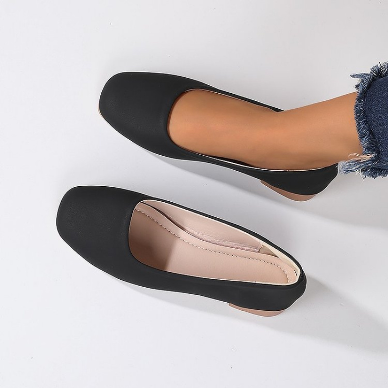 Soft Leather Round Toe Slip-On - Women'S Fashion Footwear review and price