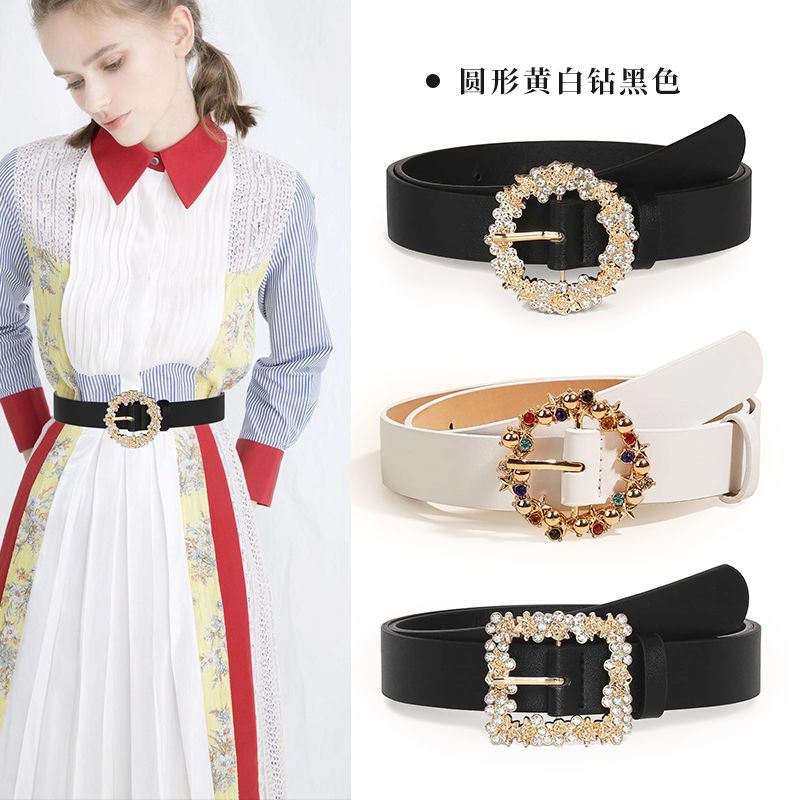 Rhinestone Buckle Belt Western - Women'S Fashion Trends Fall 2025 review and price