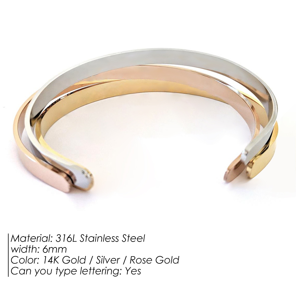 eManco 6mm Gold Color Stainles - Women Fashion Quotes review and price