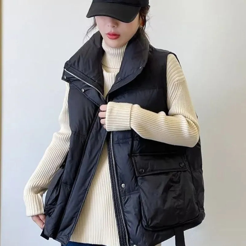 Autumn Winter Lady Fashion Puf - Puffer Vest Fashion Women review and price