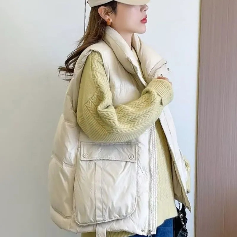 Autumn Winter Lady Fashion Puf - Puffer Vest Fashion Women review and price