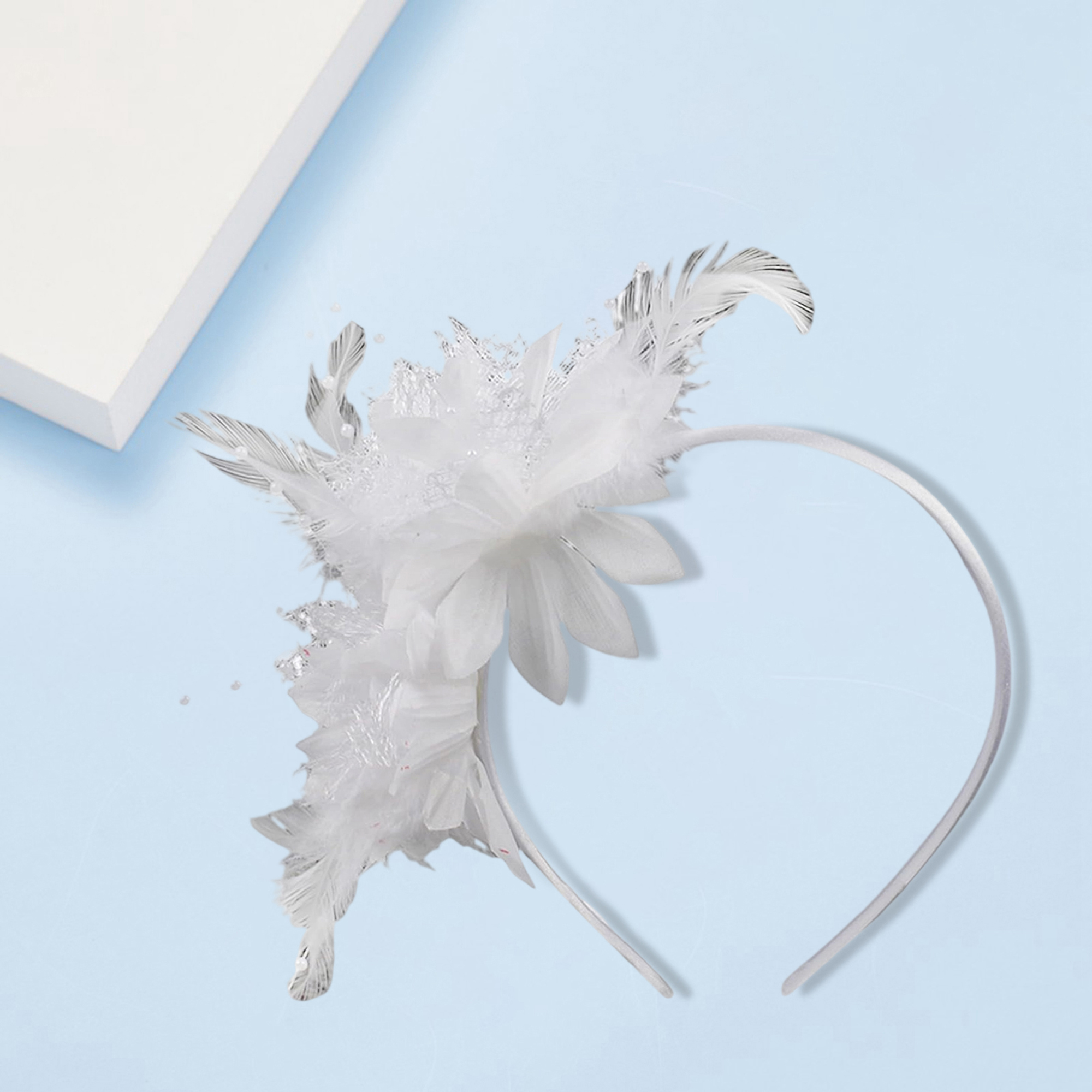 Elegant Feathered Headpiece wi - Women'S Fashion Kentucky Derby review and price