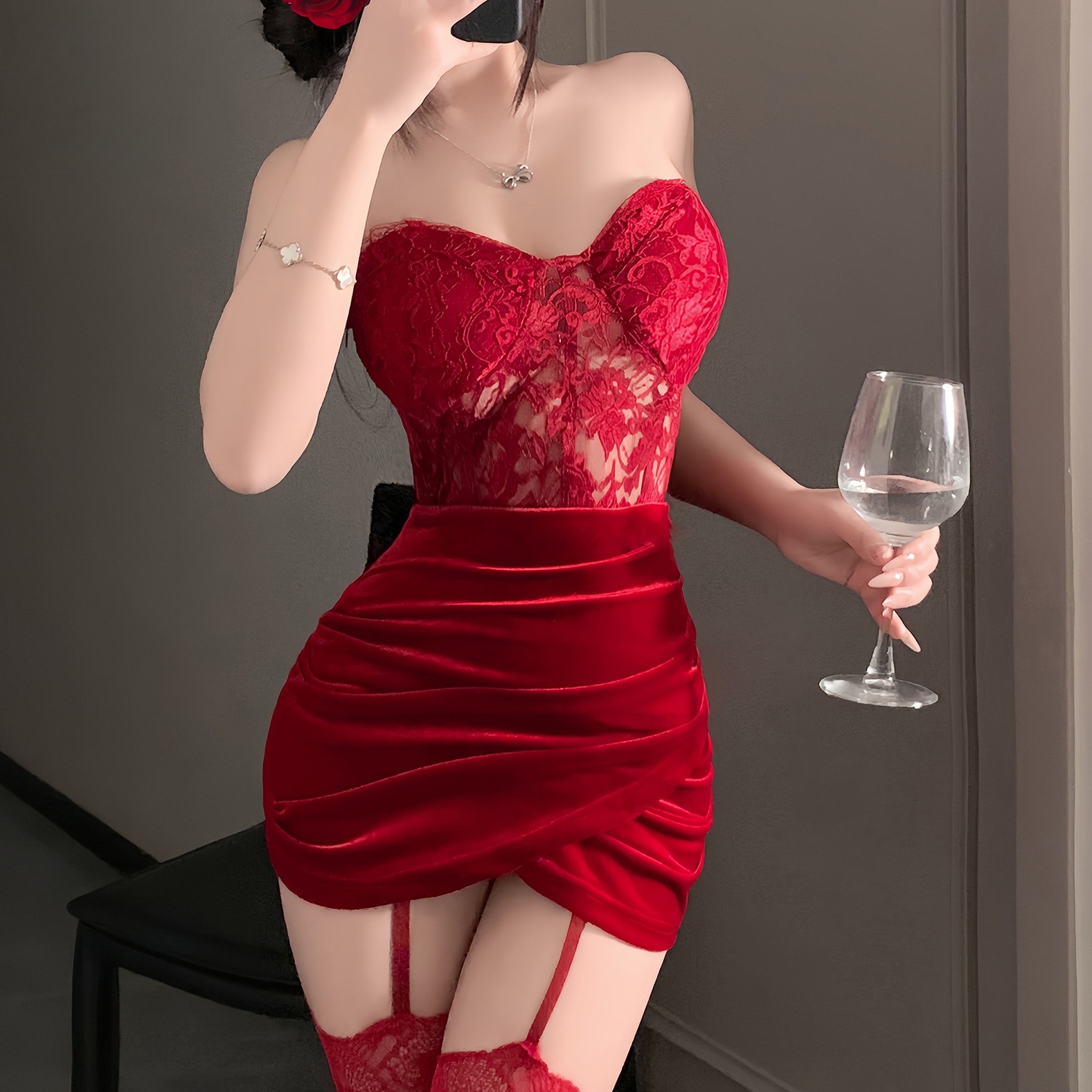 Fashionable French Gold Velvet - Women'S Fashion Underwear review and price