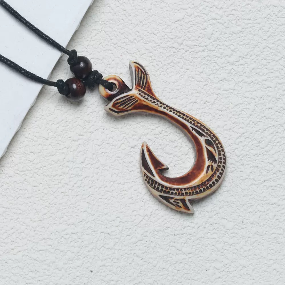 NZ Maori Fish Hook Charm Neckl - Women Fashion Nz review and price