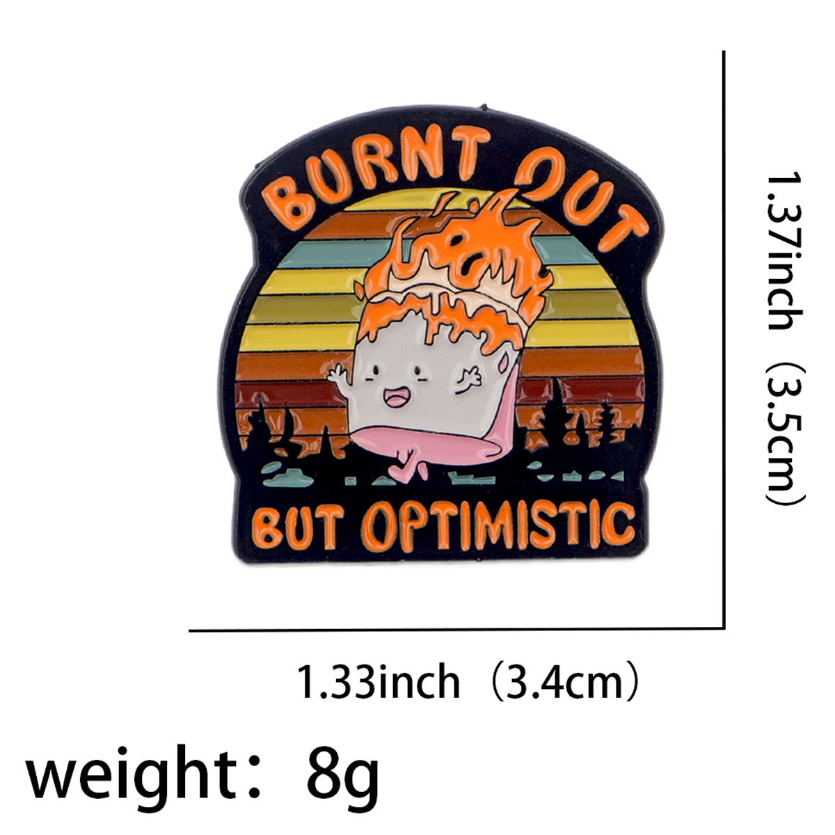 Fire Badges Enamel Pin Brooche - Women Fashion Quotes review and price