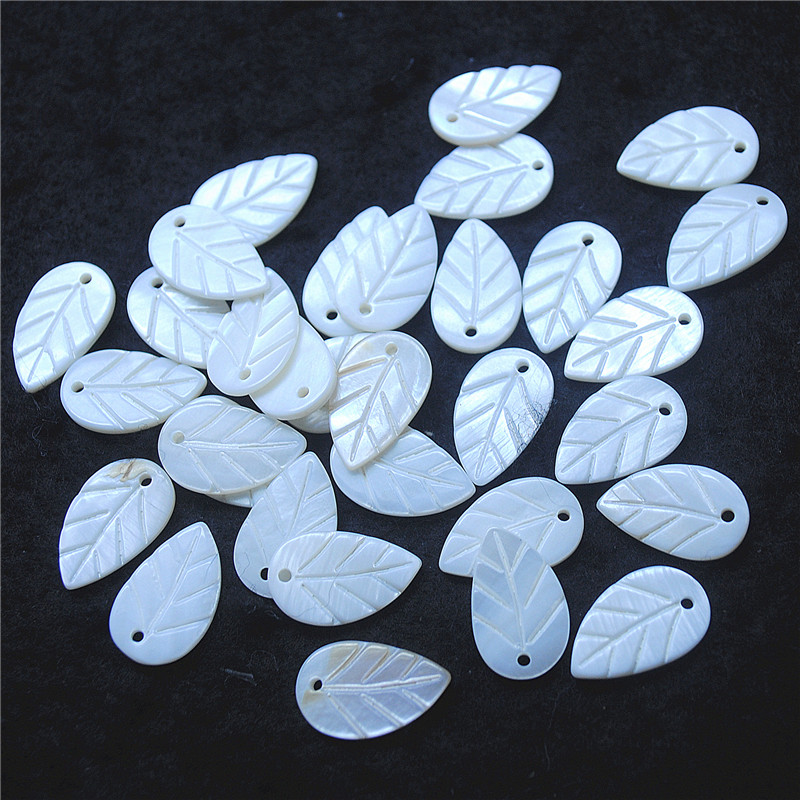 30PCS White Shell Leaf Shape 8 - Women Fashion Nz review and price