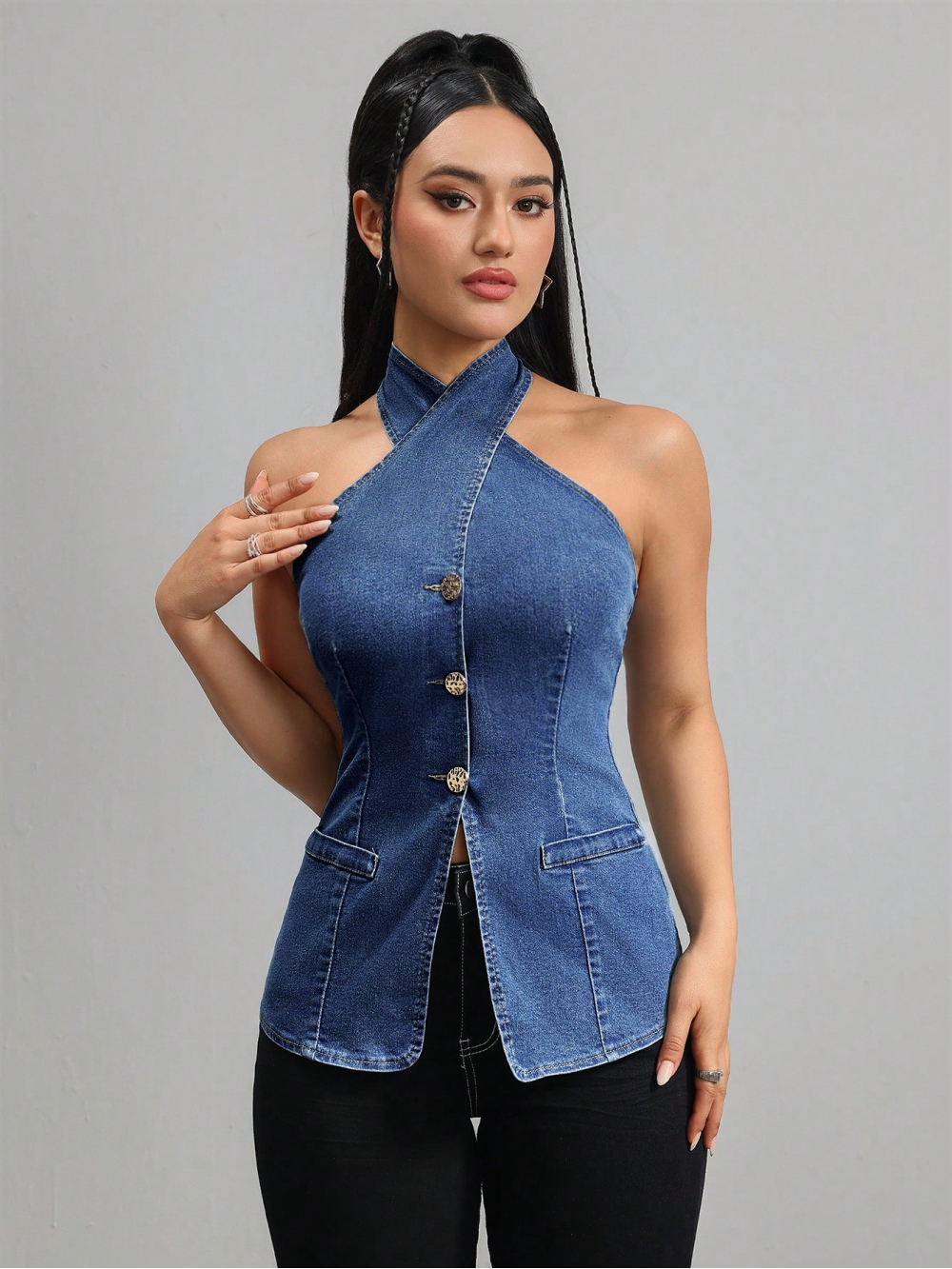 2026 new neck hanging sleevele - Women Fashion Vest review and price