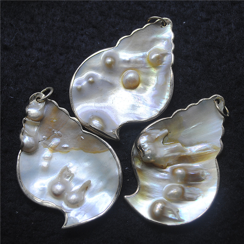 3PCS Nature Shell Pendants Mot - Women Fashion Nz review and price