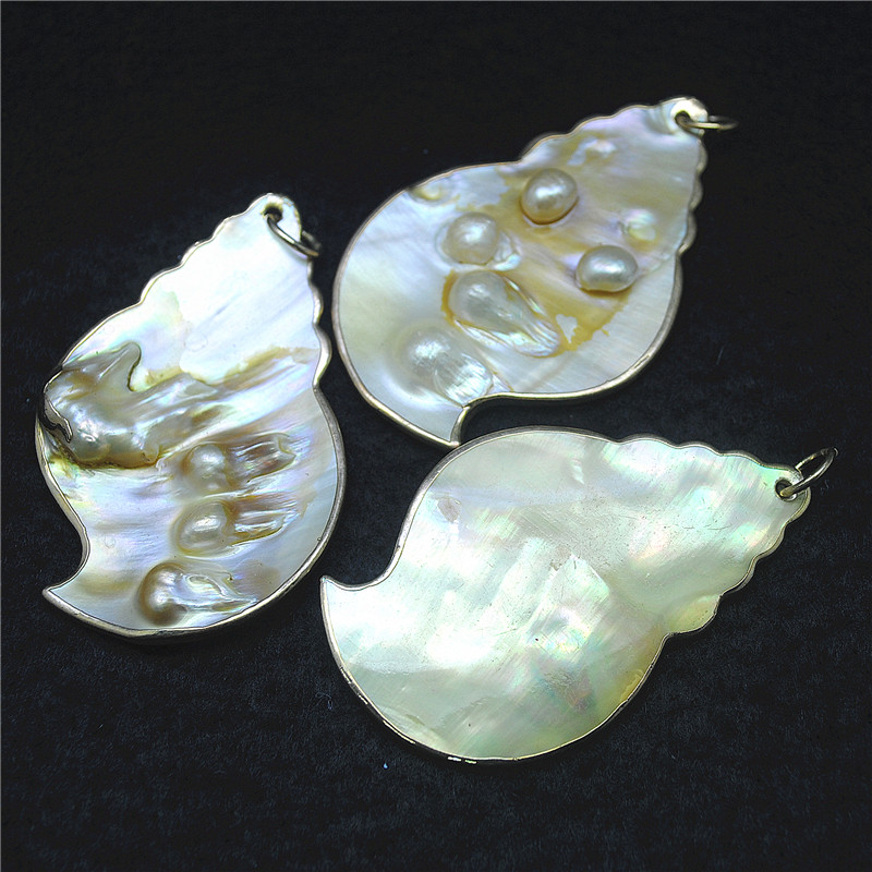 3PCS Nature Shell Pendants Mot - Women Fashion Nz review and price