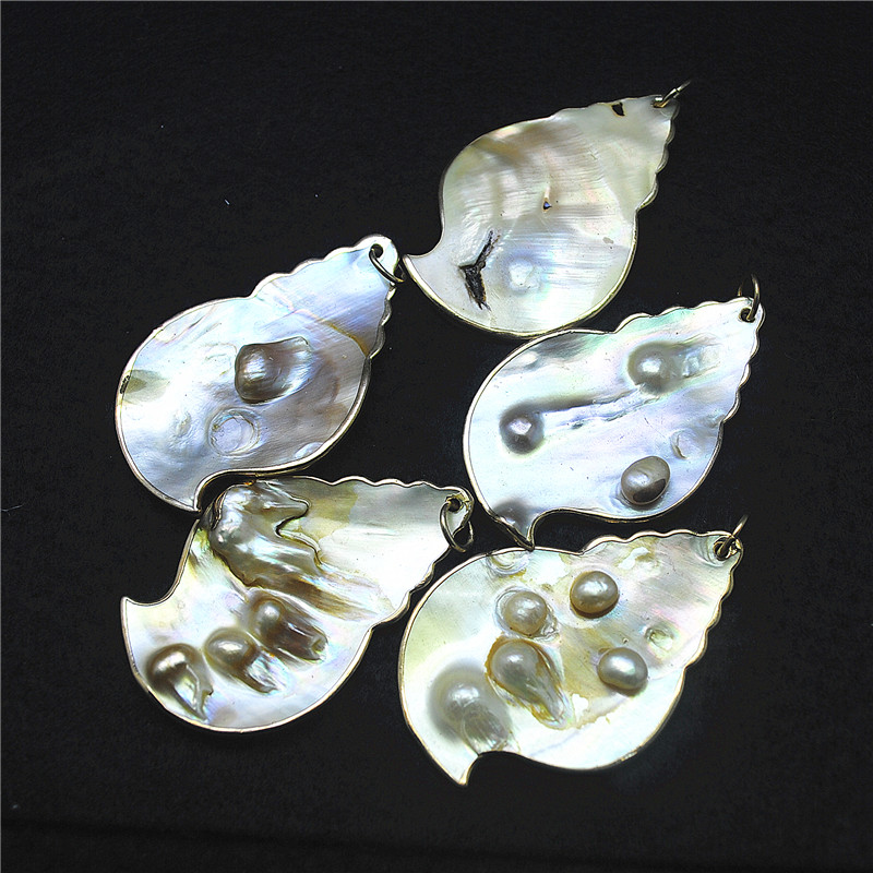 3PCS Nature Shell Pendants Mot - Women Fashion Nz review and price