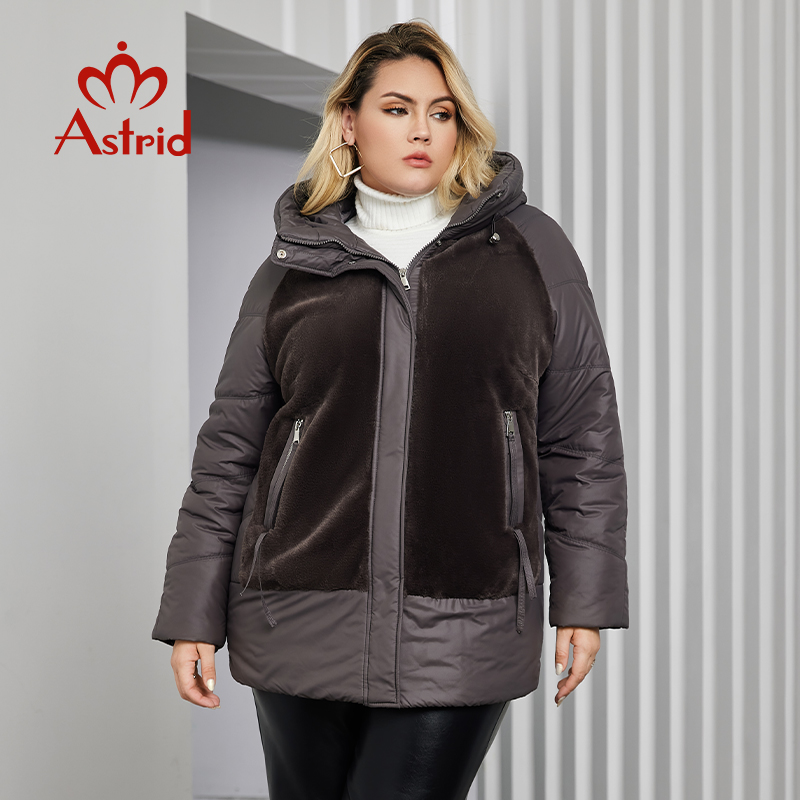 Astrid Plus Size Winter Jacket - Women'S Fashion Quilted Jacket review and price