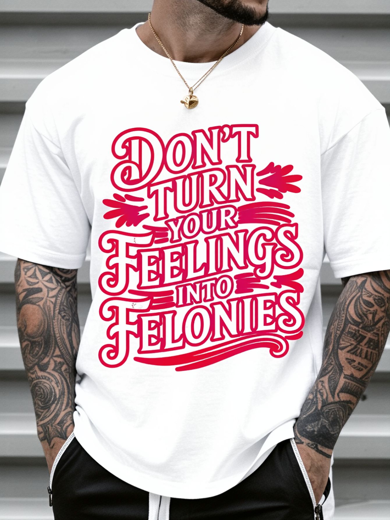 Dont Turn Your Feelings Into F - Women Fashion Quotes review and price