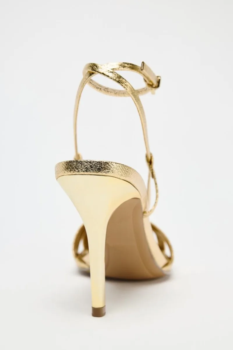 Fashion Gold Thin Heeled Sanda - Women Fashion Brand review and price