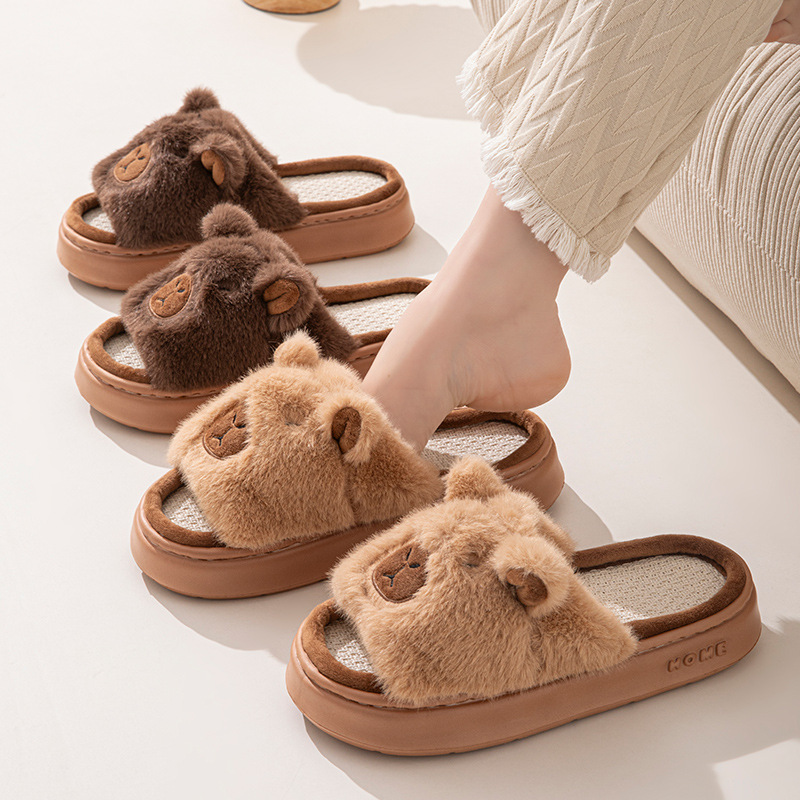 Hemp Cartoon Women's Slippers  - Women'S Fashion Footwear review and price