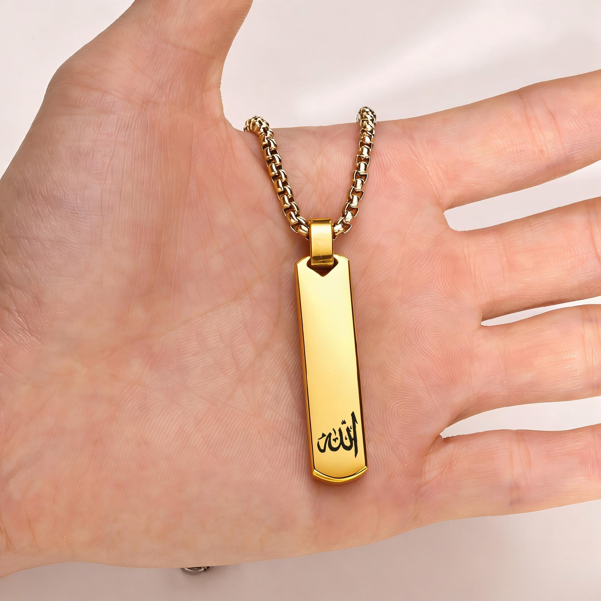3D Bar Necklace, Cool Simple D - Women Fashion Logo Design review and price