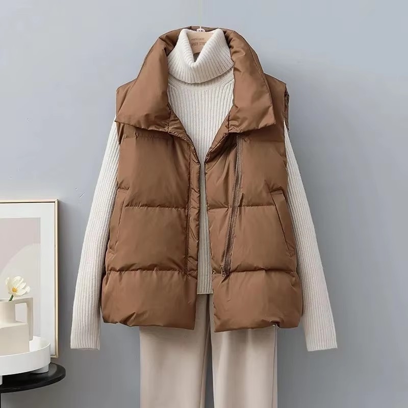2025 New Winter Warm Cropped V - Puffer Vest Fashion Women review and price