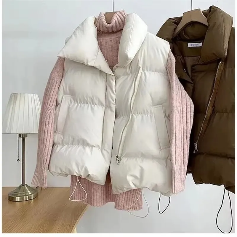 2025 New Winter Warm Cropped V - Puffer Vest Fashion Women review and price