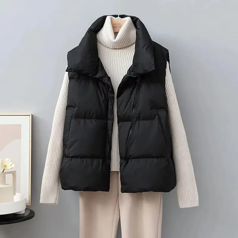 2025 New Winter Warm Cropped V - Puffer Vest Fashion Women review and price