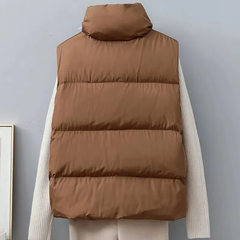 2025 New Winter Warm Cropped V - Puffer Vest Fashion Women review and price