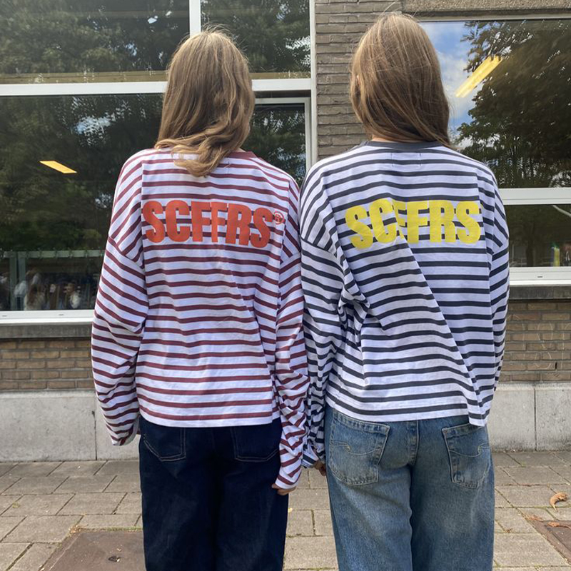 SCFFRS Striped Sweatshirt Tops - Women Fashion Styles review and price