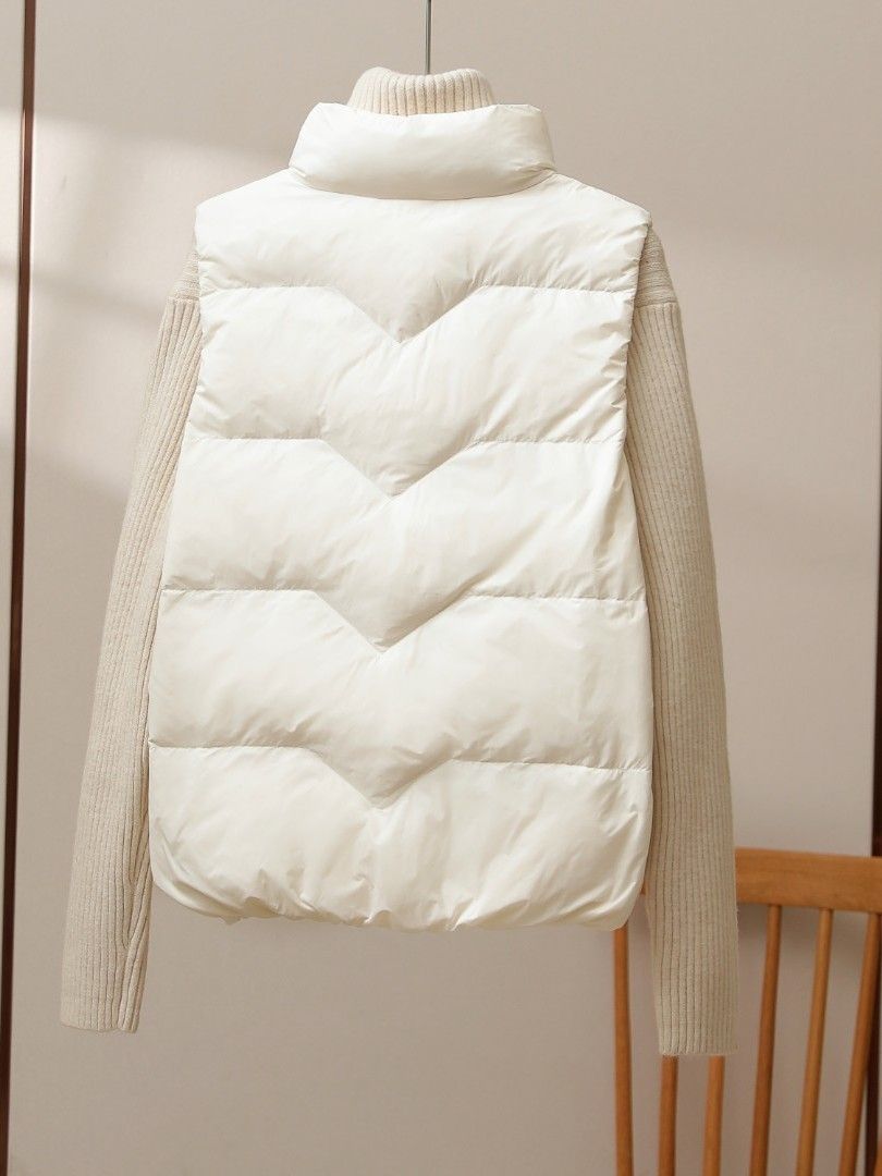 2025 New Winter Warm Cropped V - Puffer Vest Fashion Women review and price