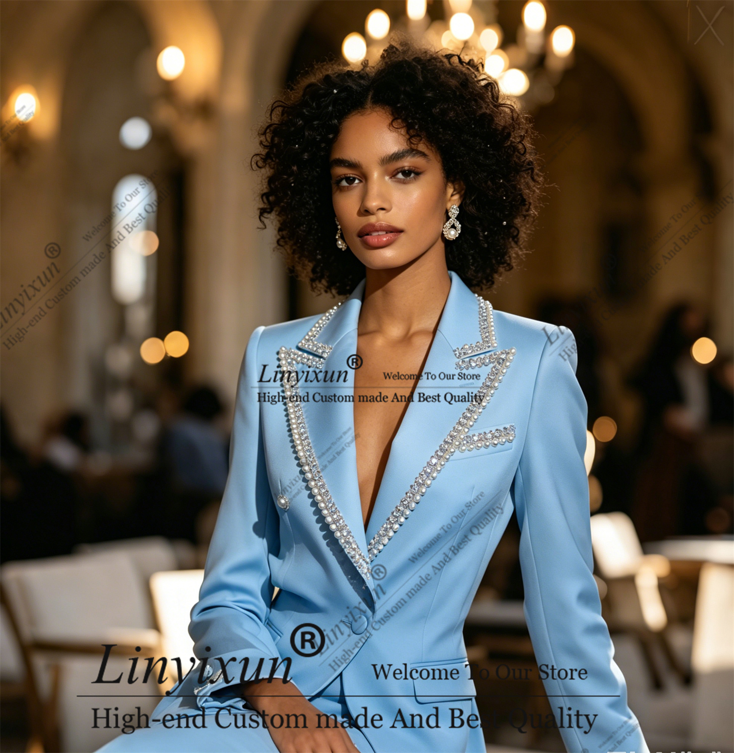 Exquisite Rhinestones Women's  - Women'S Fashion Jersey review and price