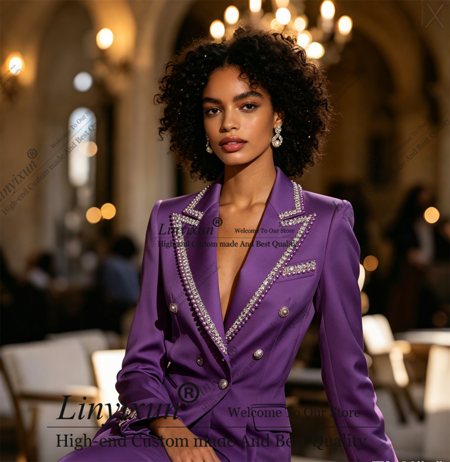 Exquisite Rhinestones Women's  - Women'S Fashion Jersey review and price