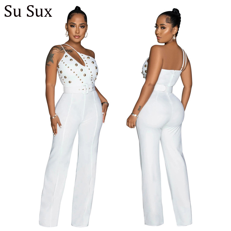 Fashion Beading One Shoulder J - Women'S Fashion Overalls review and price