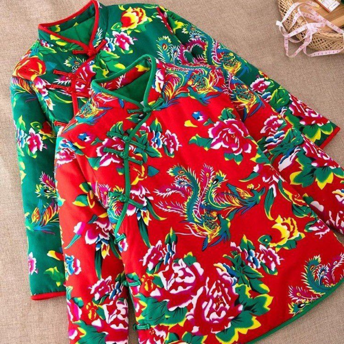 Warm Plush Chinese Style Cloth - Women'S Fashion Quilted Jacket review and price