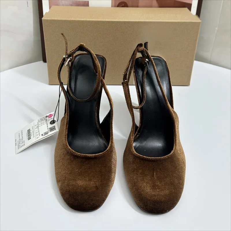 Retro Brown Suede Summer Women - Women Fashion Brand review and price