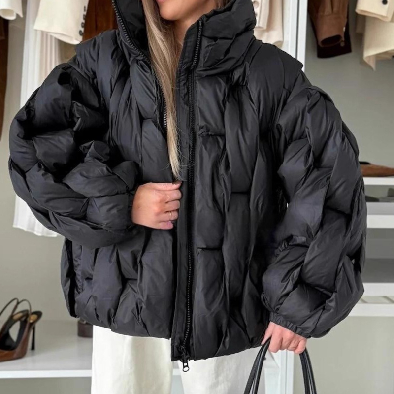 Cotton Quilted Check Female Ja - Women'S Fashion Quilted Jacket review and price
