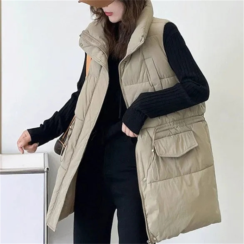 2025 New Women's Medium-length - Puffer Vest Fashion Women review and price